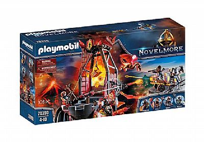Playmobil Novelmore Ορυχείο Λάβας Του Μπέρναμ 70390