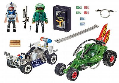 Playmobil Αστυνομική Καταδίωξη Go-Kart 70577