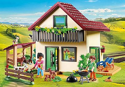 Playmobil Αγροικία Με Ζωάκια 70133