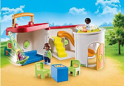 Playmobil 1.2.3 Παιδικός Σταθμός - Βαλιτσάκι 70399