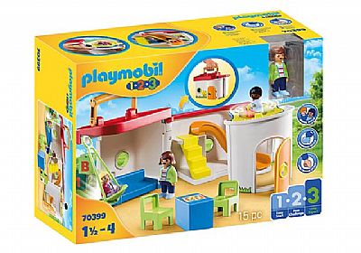 Playmobil 1.2.3 Παιδικός Σταθμός - Βαλιτσάκι 70399