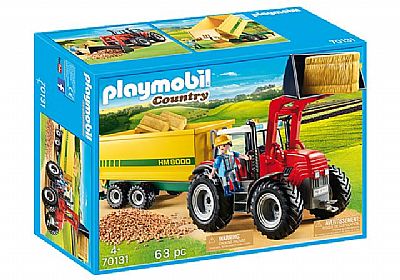 Playmobil Μεγάλο Τρακτέρ Με Ρυμούλκα Τροφοδοσίας 70131