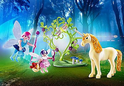 Playmobil Fairies Maxi Βαλιτσάκι Νεράιδες Με Μονόκερο 70529