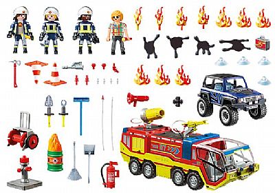 Playmobil Πυροσβεστική Ομάδα Διάσωσης 70557