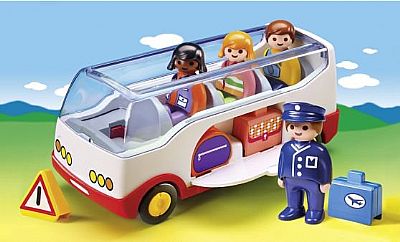 Playmobil 6773 1.2.3 Airport Shuttle Bus - πουλμαν 6773