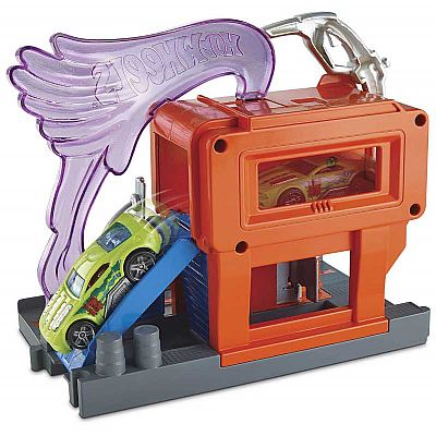 Mattel Hot Wheels City Βασικές Πίστες: Downtown Speedy Fuel Stop Frh28