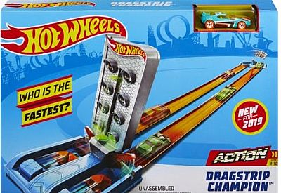 Hot Wheels Αγωνιστική Πίστα Hill Climb Champion 2 Σχέδια GBF81