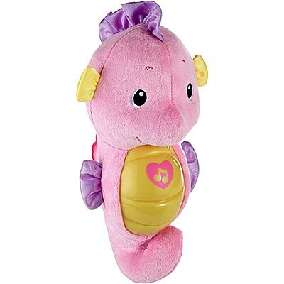 Fisher Price Φωτεινό Αλογάκι Της Θάλασσας Σιέλ/Ροζ Dgh84