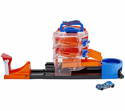 Hot Wheels City Περιστρεφόμενο Γκαράζ Σετ Παιχνιδιού Fnb15