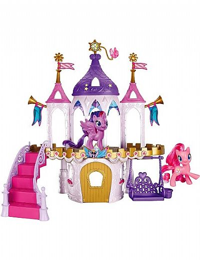 Hasbro My Little Pony Friendship Castle Κάστρο Με Twilight Sparkle Και Pinkie Pie E9919