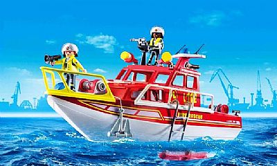 Playmobil City Action Πυροσβεστικό Σκάφος Διάσωσης 70147