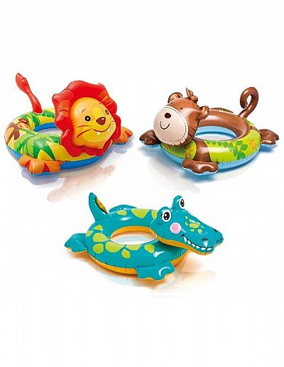 Intex Σωσίβιο Big Animal Ring - 3 Σχέδια 58221 3-6 Yrs