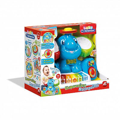 Clementoni Βρεφικό Παιχνίδι Ελεφαντούλης Μαεστρούλης (Μιλάει Ελληνικά) 63518