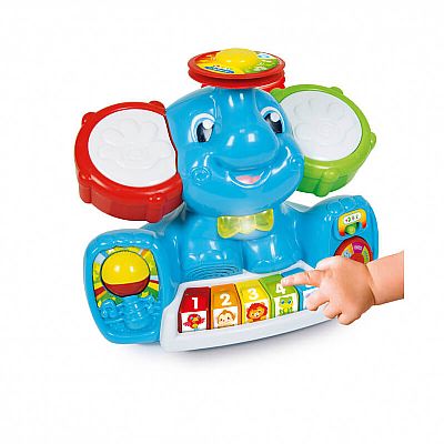 Clementoni Βρεφικό Παιχνίδι Ελεφαντούλης Μαεστρούλης (Μιλάει Ελληνικά) 63518