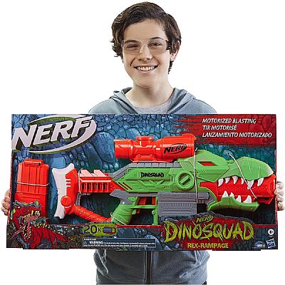 Hasbro Nerf Dinosquad Rex-Rampage Motorized Blaster F0807