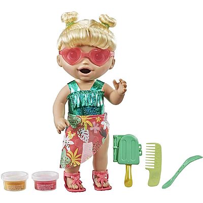 Hasbro Baby Alive Sunshine Snacks Blond Hair Ξανθά Μαλλιά F1680