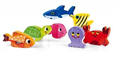 JANOD Παζλ Με Σφηνώματα - Θαλάσσιο Πάρκο J07056