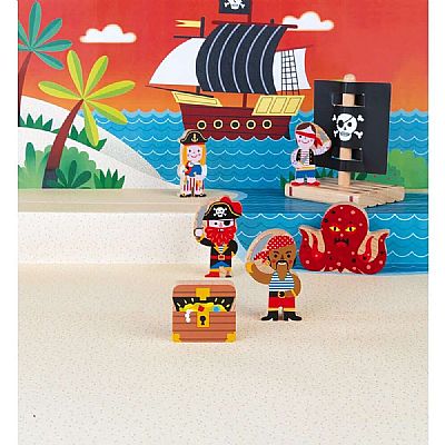 JANOD Ξύλινο Σετ - Πειρατές J08580