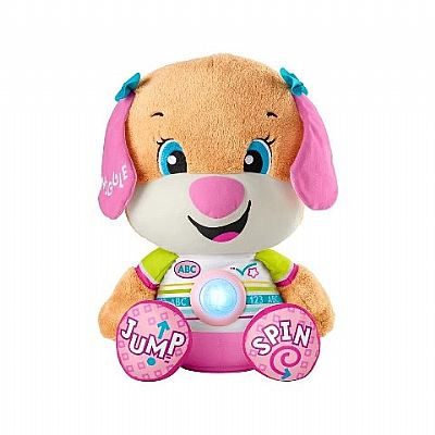 Mattel Μεγάλο Εκπαιδευτικό Σκυλάκι Smart Stages - Ροζ Hcj38