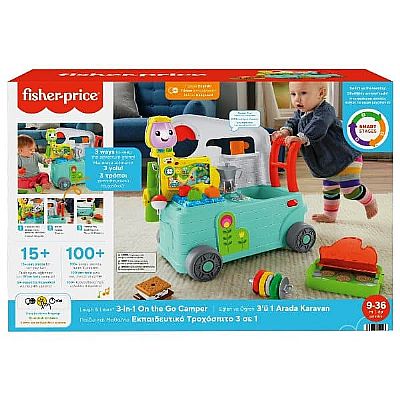 Mattel Εκπαιδευτικό Τροχόσπιτο 3 Σε 1- Smart Stages Hck81