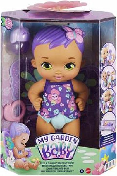 Mattel My Garden Baby - Γλυκό Μωράκι (Μωβ Μαλλιά) Gyp11