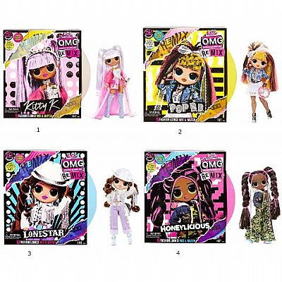 Giochi Preziosi L.O.L. Surprise! Remix O.M.G. Κούκλα - 4 Σχέδια Llug1000