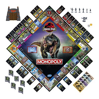 F1662 MONOPOLY JURASSIC PARK