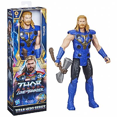 F4135 HASBRO MARVEL TITAN HERO SERIES: THOR LOVE AND THUNDER - THOR ACTION FIGURE