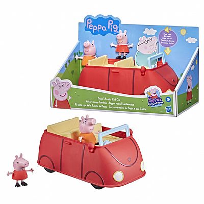 F2184 PEPPA''S PIG FAMILY RED CAR