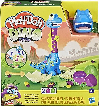 Hasbro Play-Doh Dino Growin Tall Bronto (F1503)