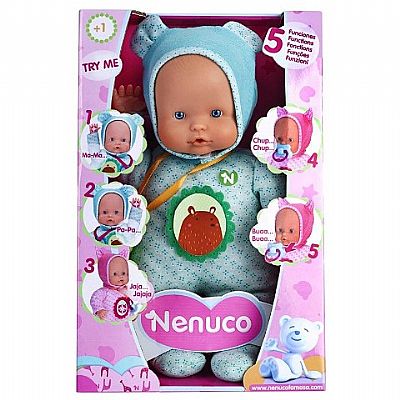 Giochi Preziosi Nenuco Κούκλα Soft Με 5 Λειτουργίες - Ροζ/Μπλε 12664