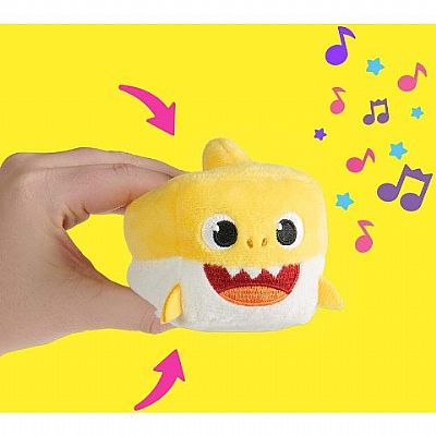 Giochi Preziosi Baby Shark Λούτρινο Cubes Με Ήχους - 3 Σχέδια Bah00000