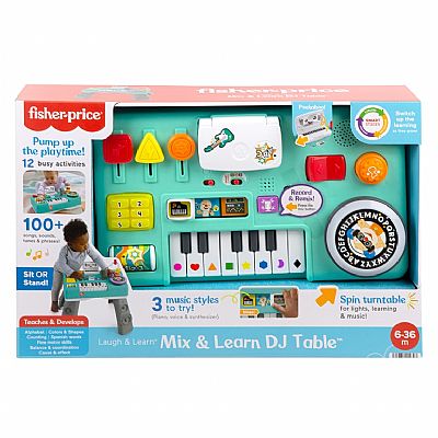 Mattel HRB61 ΕΚΠΑΙΔΕΥΤΙΚΗ ΚΟΝΣΟΛΑ DJ ΜΕ ΦΩΤΑ ΚΑΙ ΗΧΟΥΣ