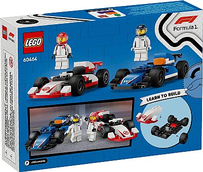 LEGO City: F1 Williams Racing & Haas F1 Race Cars (60464)