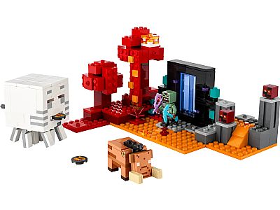 LEGO MINECRAFT: THE NETHER PORTAL AMBUSH (21255)