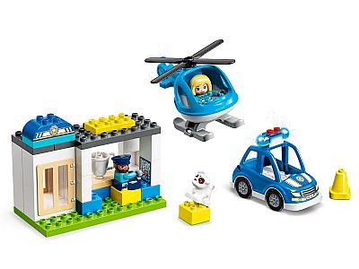 LEGODUPLOTOWN: POLICE STATION & HELICOPTER (10959