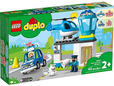 LEGODUPLOTOWN: POLICE STATION & HELICOPTER (10959