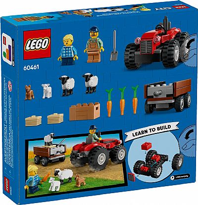 LEGO CITY: RED FARM TRACTOR WITH TRAILER & SHEEP (60461)