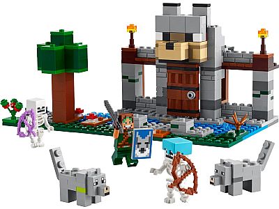 LEGO MINECRAFT: THE WOLF STRONGHOLD (21261)