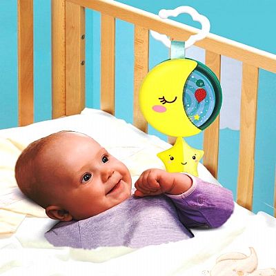 Clementoni Baby Μουσικό Κρεμαστό Φεγγαράκι Sweet Moon Carillon 1000-17323