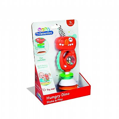 Clementoni Βρεφικό Παιχνίδι Κρεμαστό Ηλεκτρ. Κουδουνίστρα Δεινόσαυρος 17330