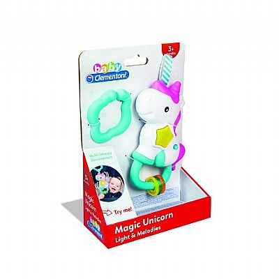 Clementoni Baby Κουδουνίστρα Μονόκερος Ηλεκτρονική 1000-17333