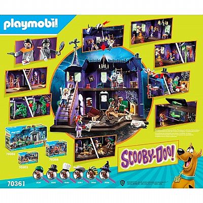 Playmobil Scooby-Doo! Περιπέτεια Στο Στοιχειωμένο Σπίτι 70361