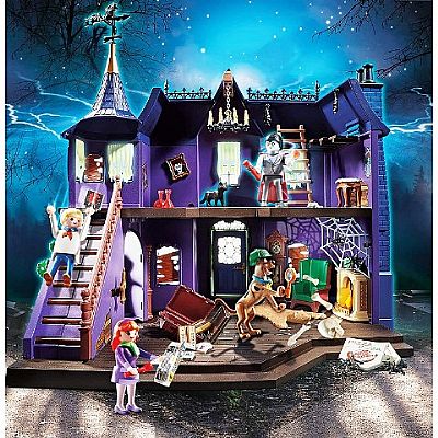 Playmobil Scooby-Doo! Περιπέτεια Στο Στοιχειωμένο Σπίτι 70361