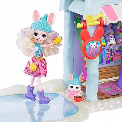 Mattel Enchantimals Χιονοδρομικό Σαλέ Gjx50