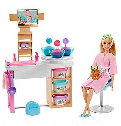 Mattel Barbie Wellness Face Spa Day - Ινστιτούτο Ομορφιάς Gjr84