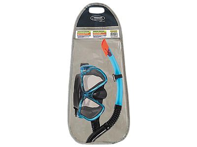 Poseidon Σετ Μάσκα & Αναπνευστήρας Σίλιτερ Ενηλίκων σε Τσάντα με Velcro Galini 22275N