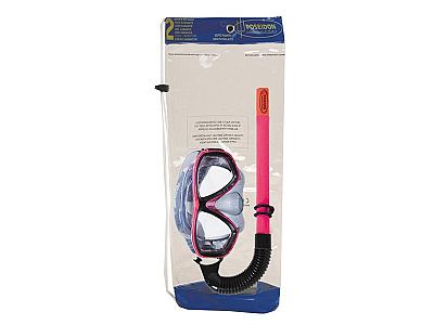 Poseidon Σετ Μάσκα & Αναπνευστήρας Polycarbonate Εφηβική-Ενηλίκων σε Τσάντα Electra 34030T