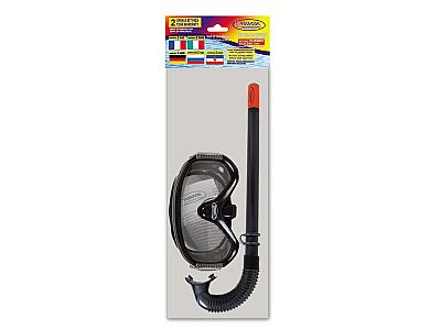 Poseidon Σετ Μάσκα & Αναπνευστήρας Polycarbonate Ενηλίκων σε Σακούλα Vithos 32090SS