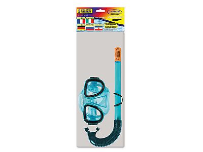 Poseidon Σετ Μάσκα & Αναπνευστήρας Polycarbonate Παιδική-Εφηβική σε Σακούλα Kirki 33007